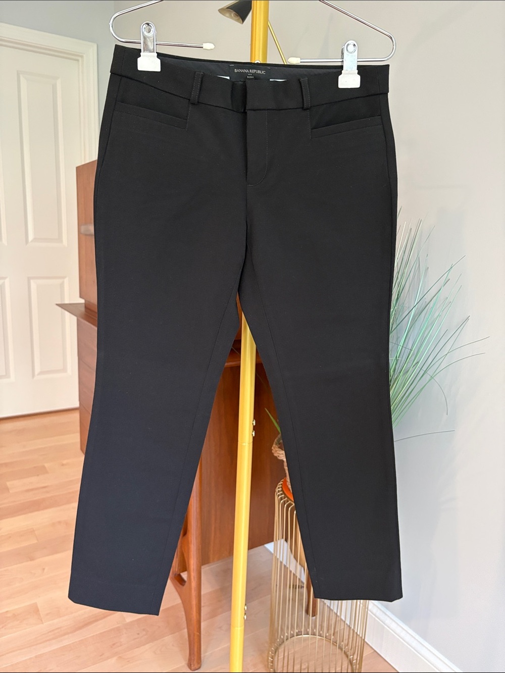 Banana Republic Black Cropped Ankle Pants